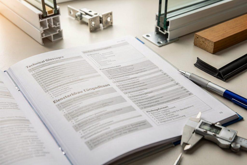 Glossar der wichtigsten Fachbegriffe – Martin Fensterbau